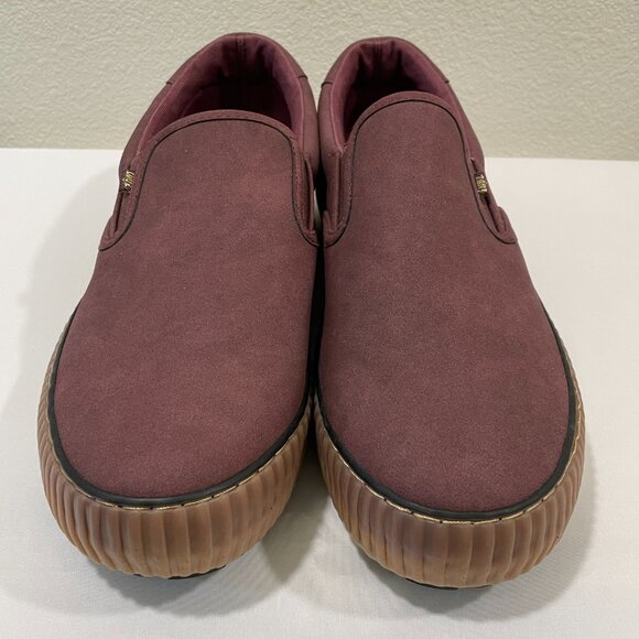 (NEW) LUGZ "Spell" Women's Non Slip Rubber Sole Slip On Loafer, Burgundy - 11 - Picture 2 of 12